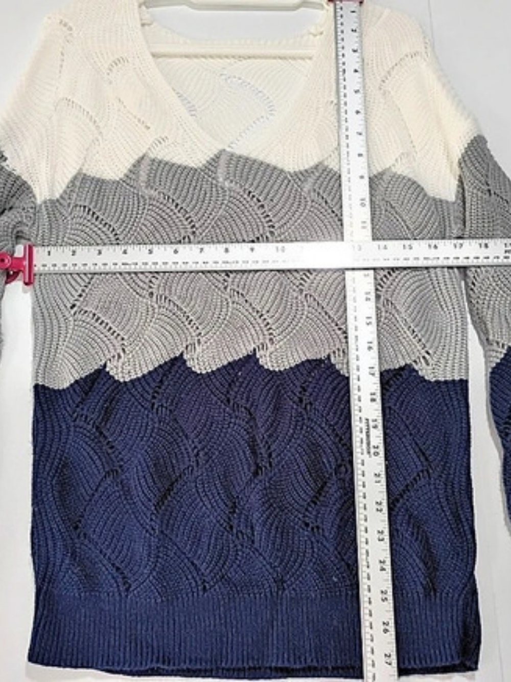 Color Block Knit Sweater - Picture 3 of 4